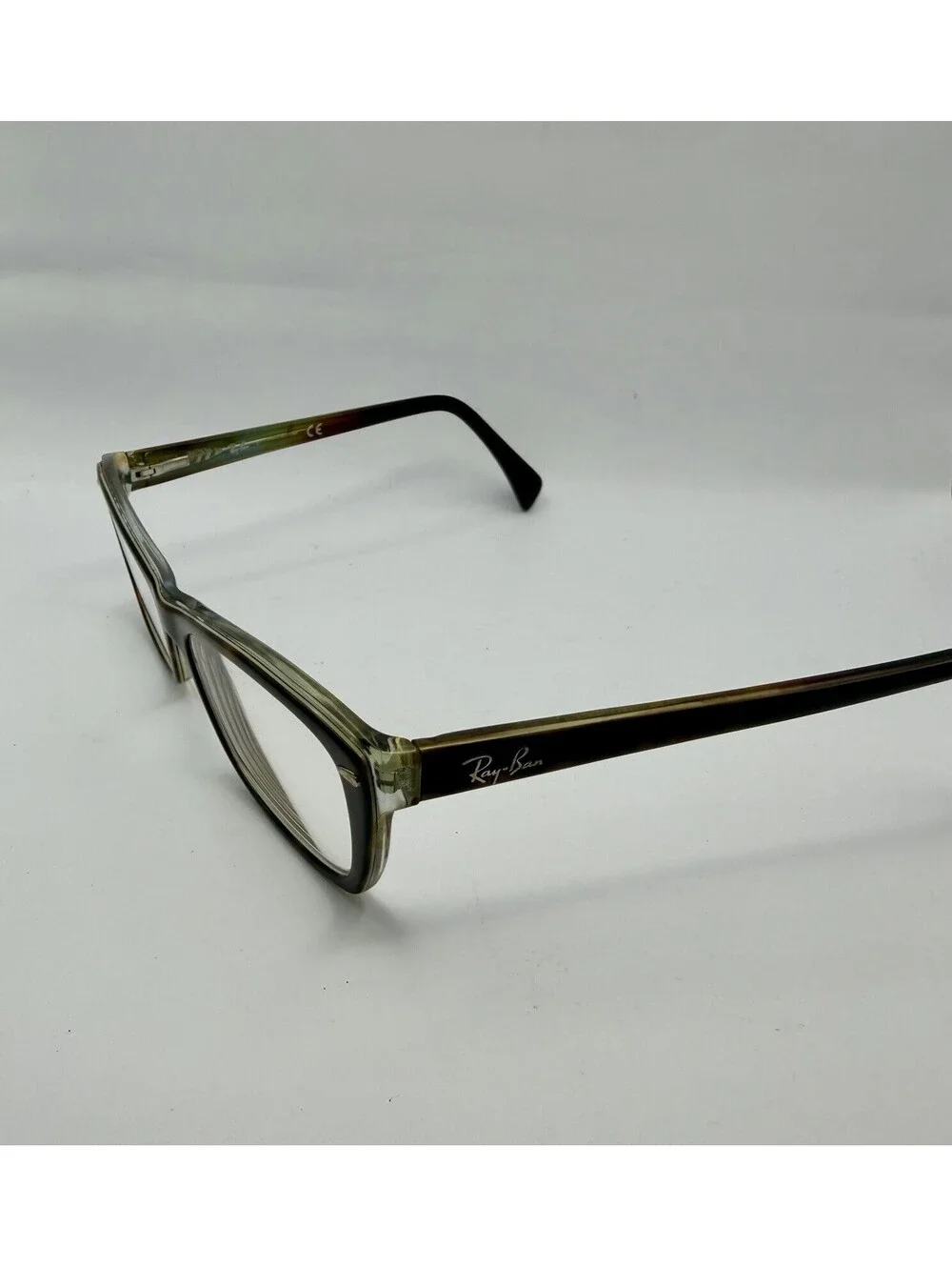 Ray-Ban RB5255 5023 53-16-135 Eyeglass Frames Brown‎ Green Tortoise Optical